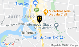 Fourrures Laflamme Miron in Saint-Jérôme map