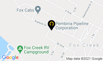 Fox Creek Electronics in Fox Creek map