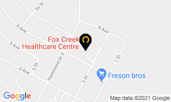 Fox Creek Healthcare Centre in Fox Creek map