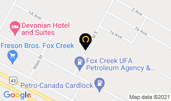 Fox Creek Sales & Rentals in Fox Creek map