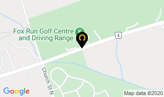 Fox Run Golf Centre in Ajax map