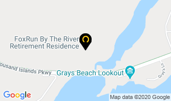Foxrun By The River Retirement Residence in Gananoque map