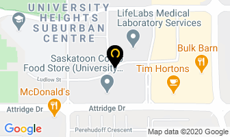Frakas in Saskatoon map