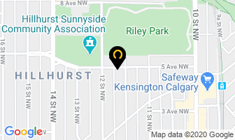 Framed On Fifth in Calgary map