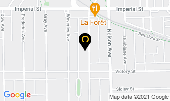 France's Sewing School in Brant map