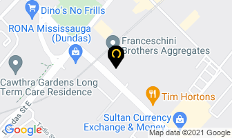 Franceschini Brothers Aggregates in Mississauga map