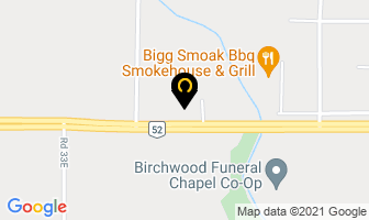 Frank Broesky Body Shop in Steinbach map