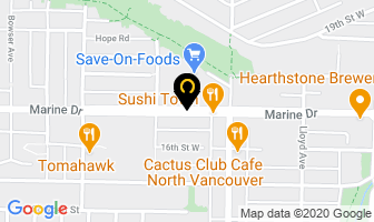 Frank Bugeja Dr in North Vancouver map
