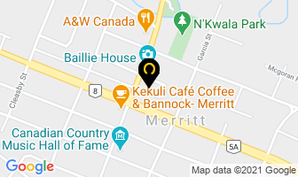 Frank Douthwright's Mechanical Service in Merritt map