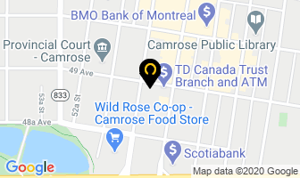 Frankie's Flower Shop in Camrose map