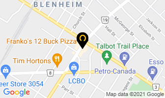 Franko's 12 Buck Pizza in Chatham-Kent map