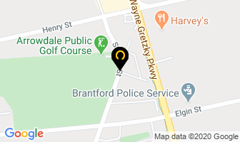 Franny's Delivery in Brantford map