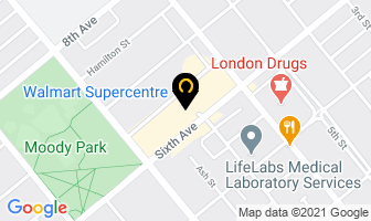 Fraser Developmental Clinic in New Westminster map