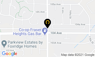Fraser Heights Business in Surrey map