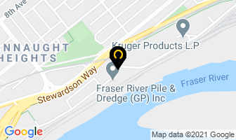 Fraser River Pile & Dredge (Gp) Inc in New Westminster map