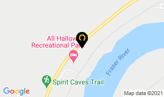 Fraser River Raft Expeditions in Fraser Valley A map