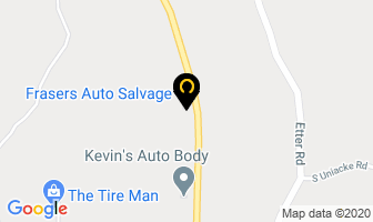 Frasers Auto Salvage in Mount Uniacke map