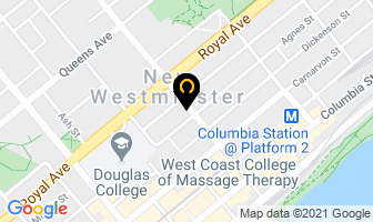 Fraserview Dental Centre in New Westminster map