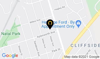Frechette Lawncare in Orillia map