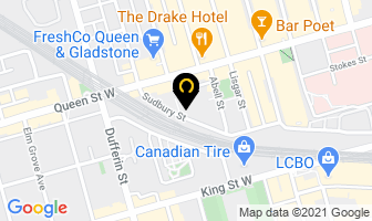 Free Geek Toronto in Orillia map