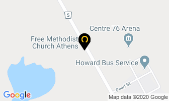 Free Methodist Church Athens in Athens map
