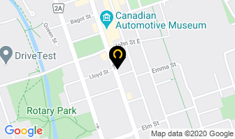 Free Topping Pizza in Oshawa map