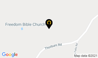 Freedom Bible Church in Thorburn map