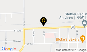 Freedom Christian Fellowship in Stettler map