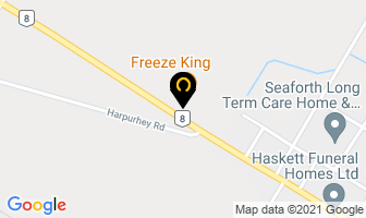 Freeze King in Huron East map