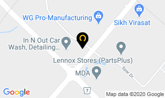 Freight Solutions in Brampton map