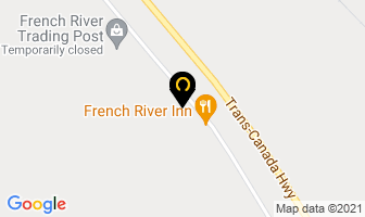 French River Inn in French River map