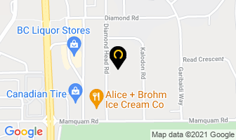 Friendly Driving School in Squamish map