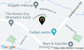 Friends Painting And Taping in Brampton map