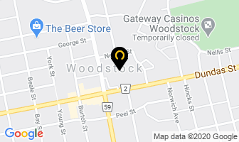 Friendship Co Op in Woodstock map