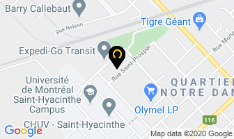Frigo Royal Inc in Saint-Hyacinthe map