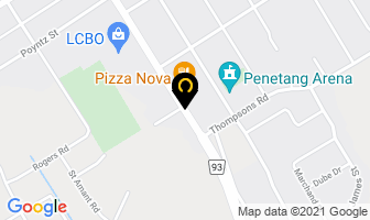 Frito Lay Canada in Penetanguishene map