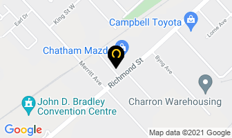 Frito Lay Canada in Chatham-Kent map