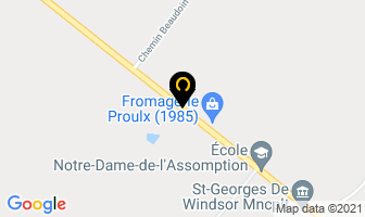 Fromagerie Proulx in Saint-Georges map