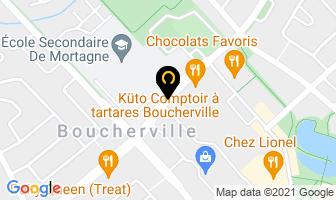 Front Line Displays in Boucherville map