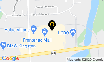 Frontenac Mall Coin Laundry in Kingston map