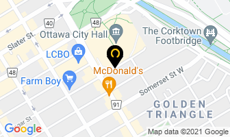 Frontier Duty Free Association in Ottawa map