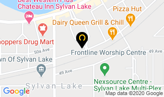 Frontline Worship Centre in Sylvan Lake map
