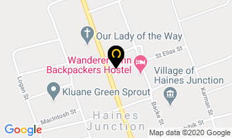 Frosty's Restaurant in Haines Junction map