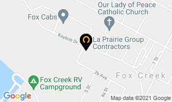Fst Oilfield in Fox Creek map