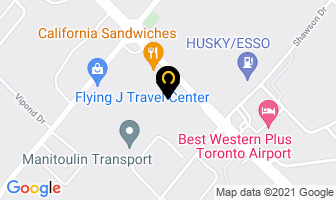 Full Service Auto Centre in Mississauga map