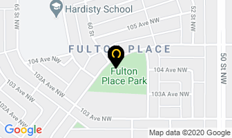 Fulton Place Community League in Kenora map
