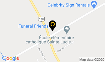 Funeral Friends in South Stormont map