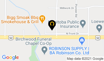 Funk's Autobody Ltd in Steinbach map