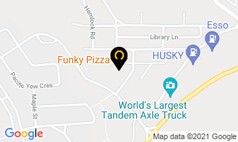 Funky Pizza in Sussex map