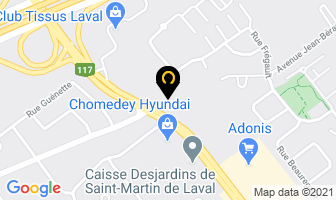 Fusion Auto in Beauharnois map